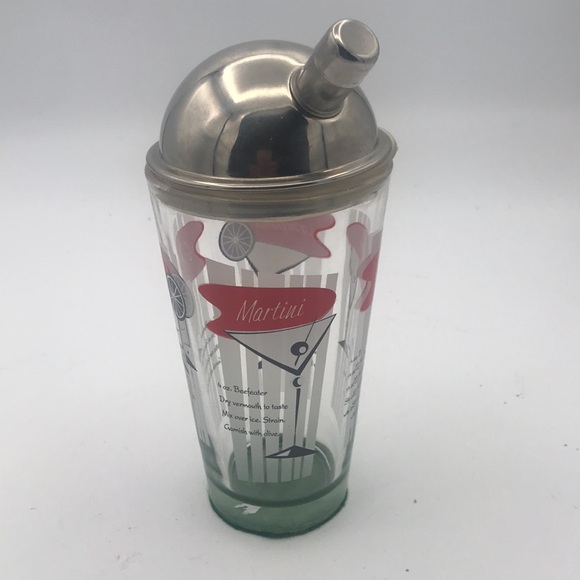 VTG MCM Libbey Barware Cocktail Shaker Recipes: Negroni, Cosmo, Gimlet & Martini - Picture 4 of 7